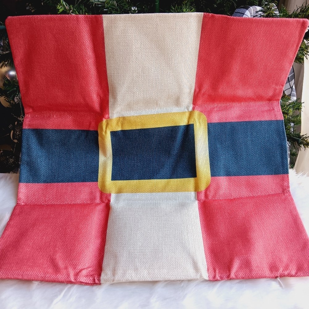 Santa Belt Buckle Pillow Covers 2 pc